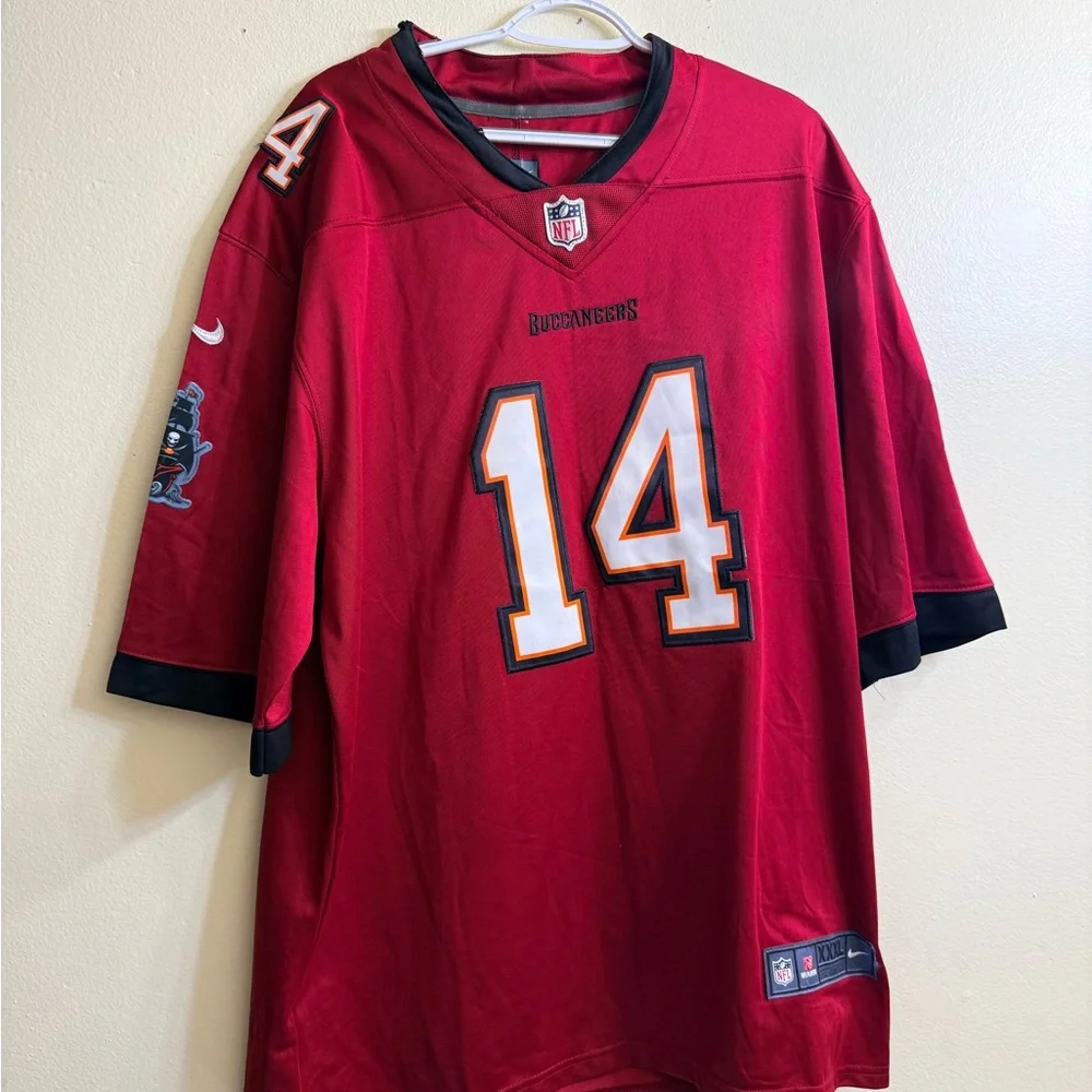 Nike Red‎ and Gray Tampa Bay Buccaneers #14 Men's Jersey